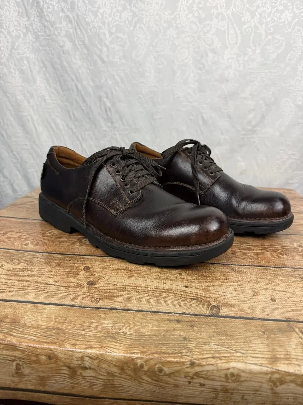 Eastland Men's Brown Leather Lace Up Oxford Dress Casual Shoes Size 13